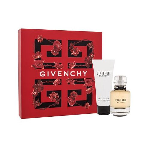 Givenchy L&amp;acute;Interdit darilni set parfumska voda 50 ml + losjon za telo 75 ml za ženske Slike