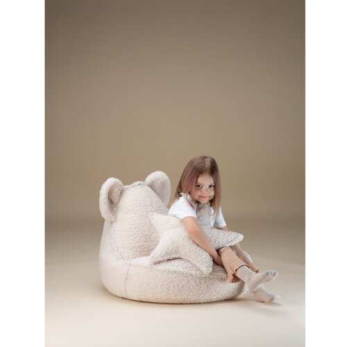 Wigiwama Krem vreća za bebe od boucl&amp;eacute; tkanine Bear &amp;ndash; Slike