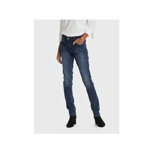 Part Two Jeans hlače Alice 30305153 Mornarsko modra Slim Fit
