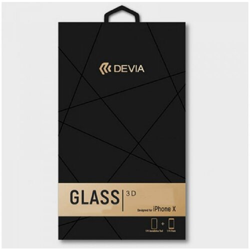 DEVIA 3D curved glass with installation tool za iphone x Slike