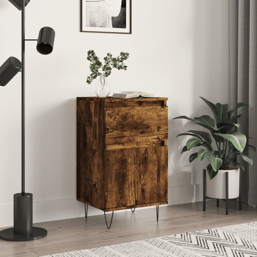 vidaXL Komoda boja dimljenog hrasta 40 x 35 x 70 cm konstruirano drvo Cene