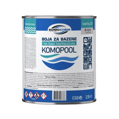 KOMOCHEM Boja za bazen KOMOPOOL 2,5k 7368 Cijene