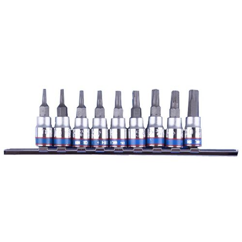KING TONY Kralj Tony Set of Caps 1/4 &amp;quot;Torx 9 Elem 2033 T8 - T40, (21121971) Slike