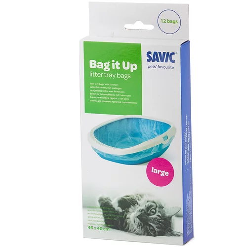 Savic Bag it Up Litter Tray Bags - Varčno pakiranje: Large - 3 x 12 kosov