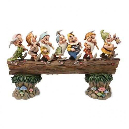 Jim Shore Figurica Disney Traditions Sedem palčkov, vezana domov, večbarvna, (20839151) Cene