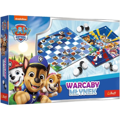 Paw Patrol Checkers and Mill Game Trefl 02798 Slike