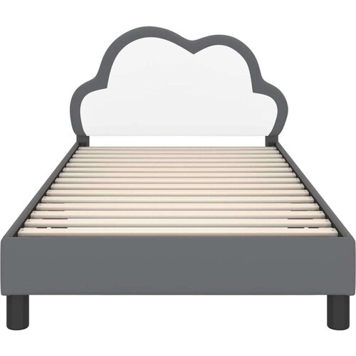  Okvir za krevet s uzglavljem Svijetlo siva 80 x 200 cm PU Slike