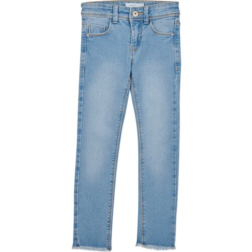 Name it Kavbojke slim NKFPOLLY SKINNY JEANS Modra Slike