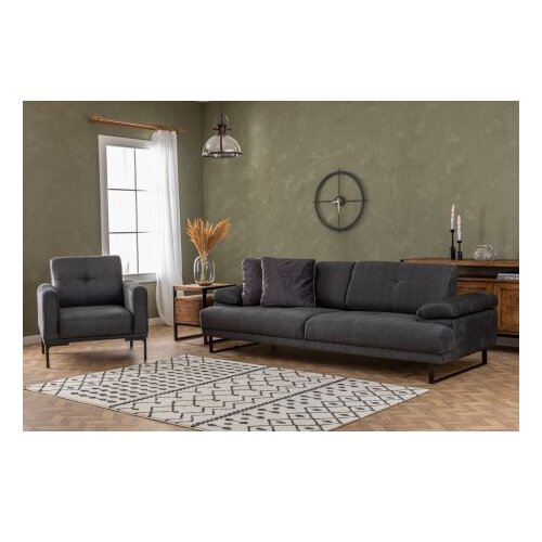 Atelier Del Sofa Sofa na razvlačenje Mustang 99x83x239cm Antracit Slike
