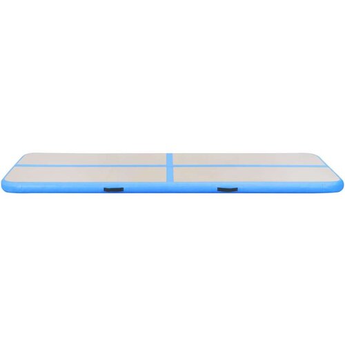 Strunjača na napuhavanje s crpkom 600 x 100 x 10 cm PVC plava Slike