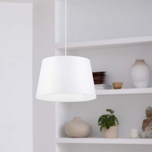  Visilica na sajli AIDA 1xE27/60W/230V, prečnik 25 cm, hrast/bela Slike