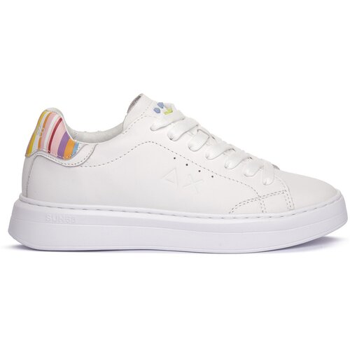 Sun68 Modne superge 01 GRACE LEATHER Bela Cene