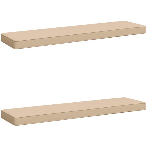  Jastučići za klupe - 2 dijela VUGHT 2 pcs 100% poliester Krem Cene