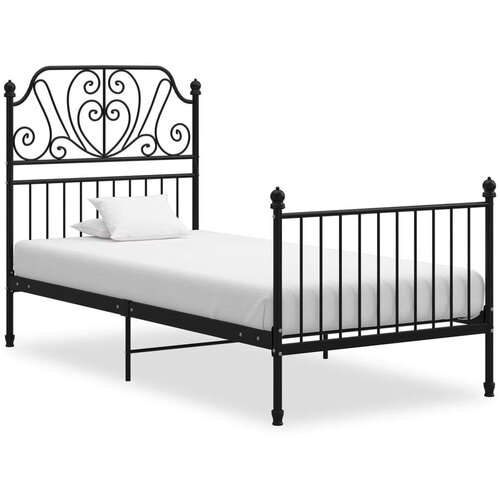  Za krevet crni metalni 100 x 200 cm Cene