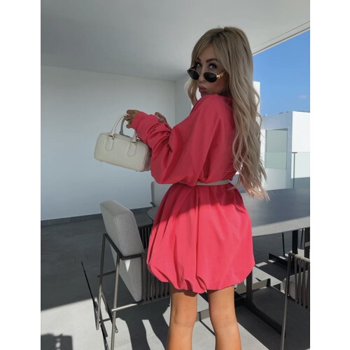 Beloved Luisa pulover obleka s pasom rdeča Slike