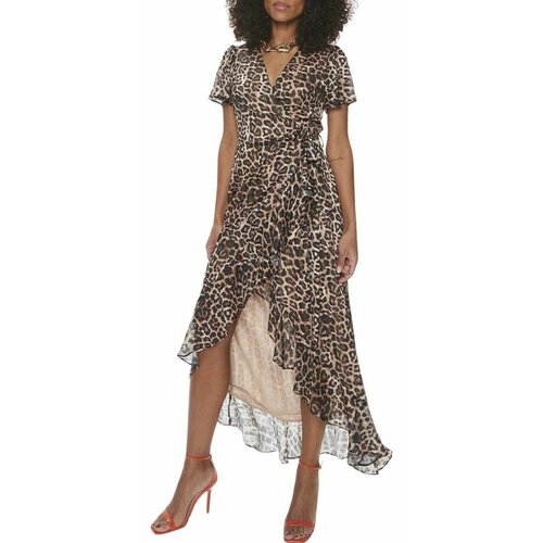Guess lepršava leopard print haljina GW4GK38 WG4D2 P1GS Slike