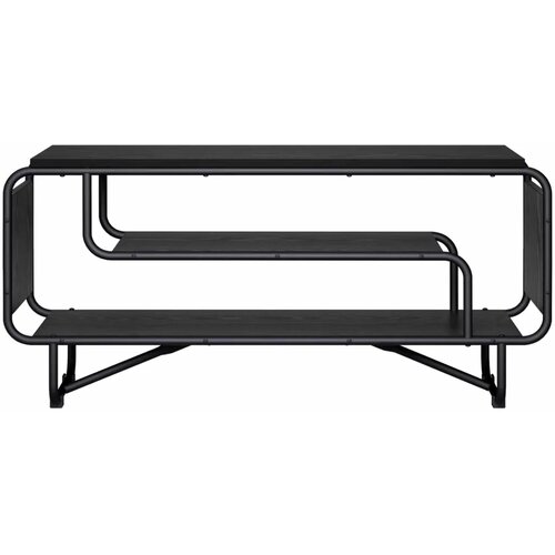 TV stalak 98 x 36 x 45 cm Crni hrast Konstruirano drvo - Crni hrast 98 x 36 x 45 cm Slike