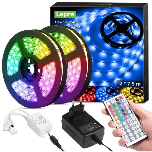  15m Set LED trak RGB IP20 -2x7,5m 5050SMD Slike