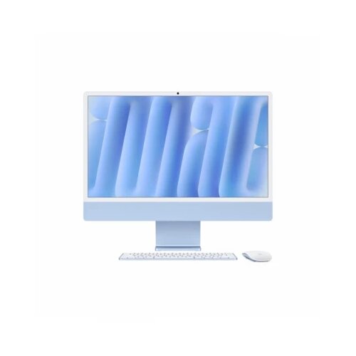 Apple 24-inčni imac M4 sa 10-jezgarnim cpu-om, 10-jezgarnim gpu-om, 16GB objedinjene memorije i 256GB ssd - blue Slike