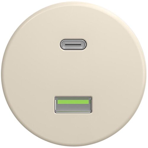  Reblig - Retro USB utičnica A+C bez okvira bež Cene
