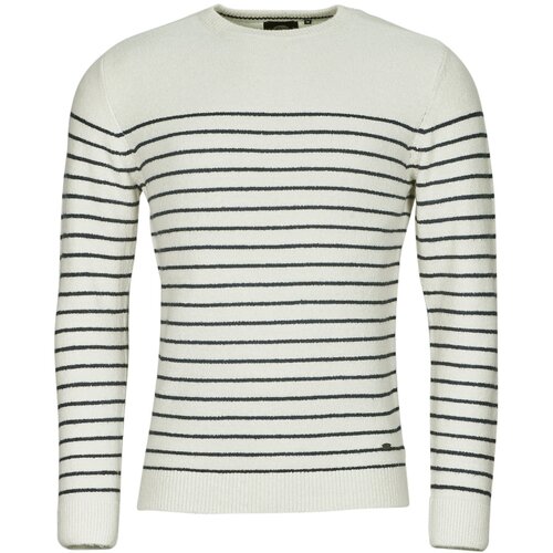 Petrol Industries MEN KNITWEAR ROUND NECK BASIC Bijela Slike