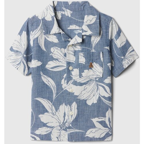GAP Children's Patterned Oxford Shirt - Boys Cene