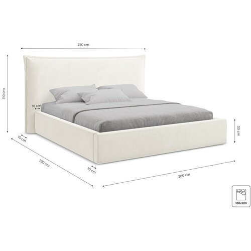 Makamii Zeleni tapecirani bračni krevet s prostorom za odlaganje s podnicom 180x200 cm Esala &amp;ndash; Slike