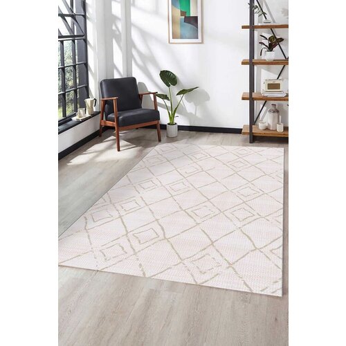 Conceptum Hypnose tepih akasya Ak002, 100x150 cm, krem-beli Cene