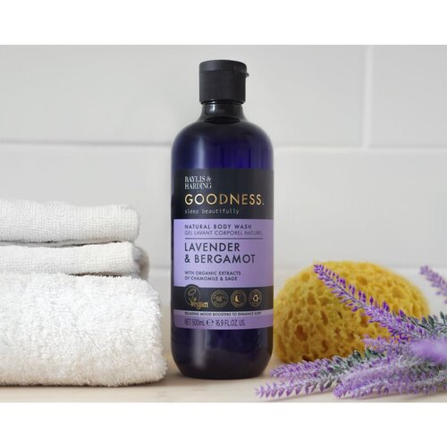 Baylis &amp;amp; Harding Goodness Sleep Beautifully antistres gel za tu&amp;scaron;iranje za miran san Lavender &amp;amp; Bergamot 500 ml Slike