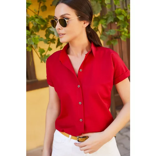 armonika Shirt - Red - Regular fit