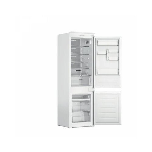 Whirlpool frižider WHC18 T132 kombinovani/ugradni/E/182+68L/177x54x54,5cm/Total no frost/bela Slike