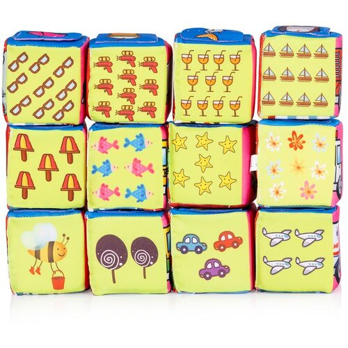 Chipolino set mekih edukativnih kocki &amp;ndash; 12 kom Slike