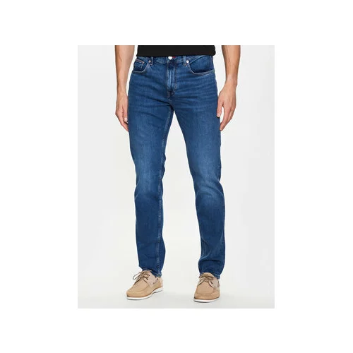 Tommy Jeans Jeans hlače Denton MW0MW31084 Mornarsko modra Straight Fit