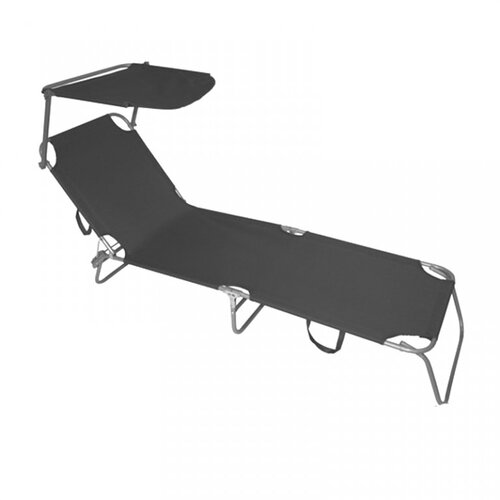 Olimp Sport Ležaljka za baštu sa tendom svetlo siva Cene