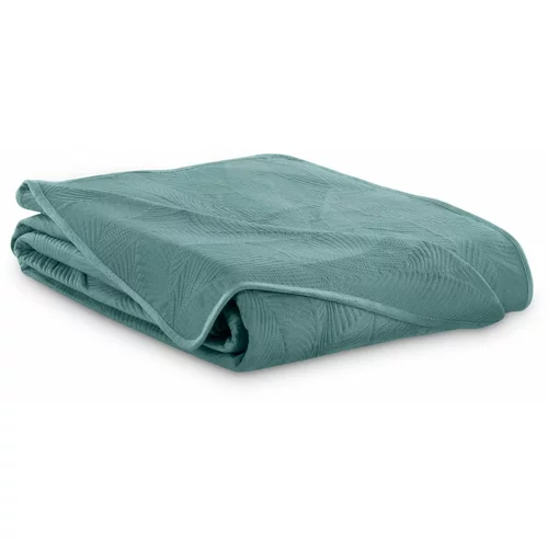 AmeliaHome Tirkizni prekrivač za bračni krevet 240x260 cm Palsha -