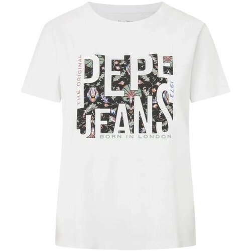 PepeJeans Majice s kratkimi rokavi - Bela Cene