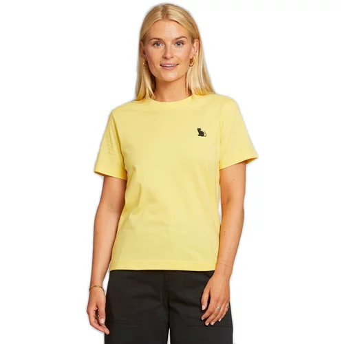 DEDICATED T-shirt Mysen Cat Yellow