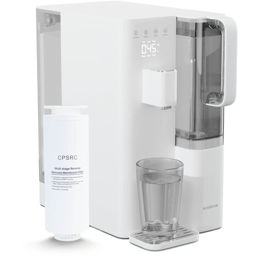 Klarstein VitalPour filter za vodu | 5-stupanjski filter | reverzna osmoza | spremnik od 5 L | upravljanje na dodir | mobilnost | 3 sekunde Slike