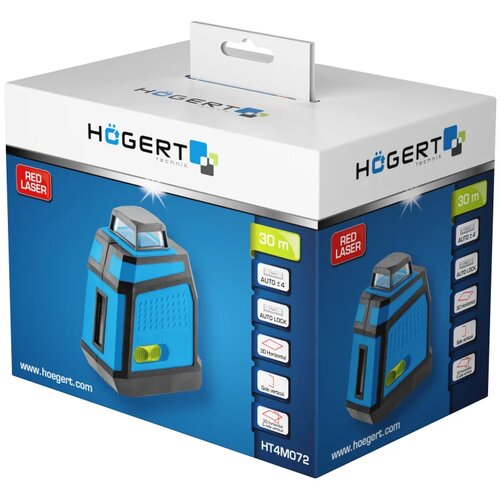 Hoegert križni 3D crveni laserski nivelir HT4M072 Cijene