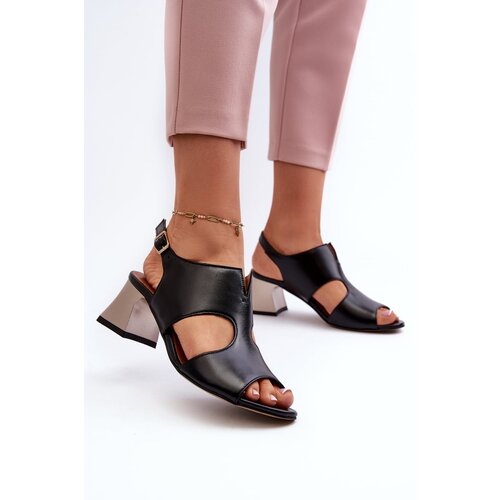 Maciejka Women's Leather High Heel Sandals by Cijene