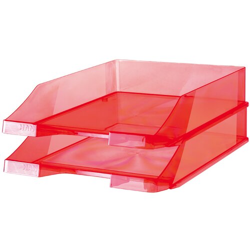 Han Pisemski odlagalnik A4 transparent rdeča, (20377327) Cene