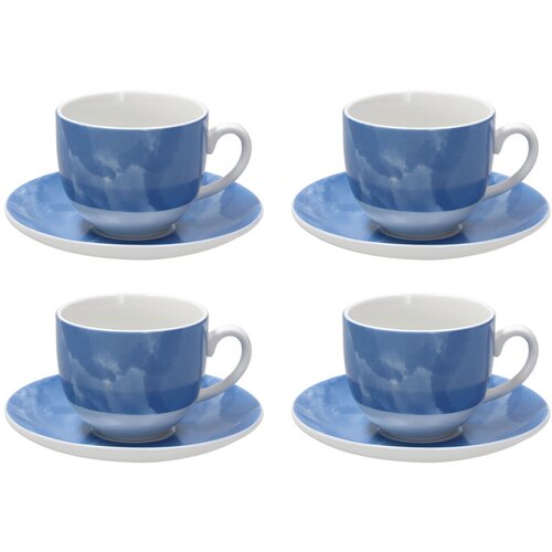Tognana Set &scaron;oljica za kapućino Colorplay, 4 komada, Plavi Cene