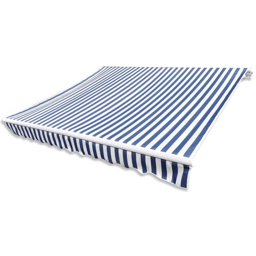  Platno za tendu plavo-bijelo 6 x 3 m (okvir nije uključen) Slike