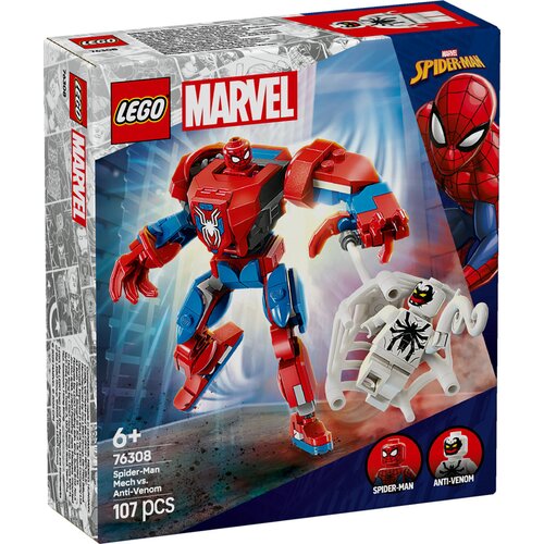 Lego Super Heroes - Mehanički Spider-Man protiv Anti-Venoma (76308) Slike