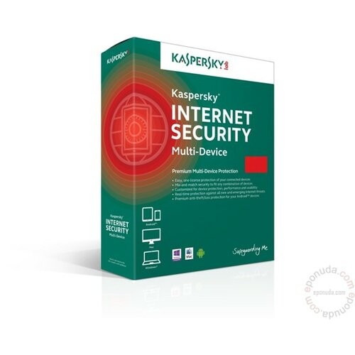 Kaspersky Internet Security obnova godišnje licence (Multi device) antivirus Slike