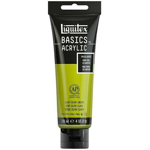 LIQUITEX Basics Akrilna barva (Olivzelene barve, 118 ml) Cene