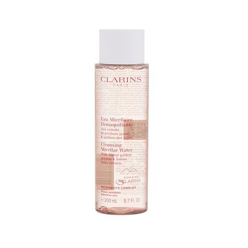 Clarins cleansing micellar water micelarna voda za uklanjanje &amp;scaron;minke i nečistoća za osjetljivu kožu 200 ml za žene Slike