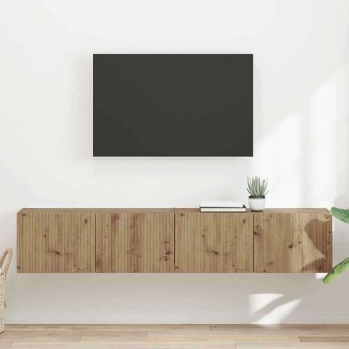vidaXL TV zidni ormar 2 pcs Umjetnička hrastovina 60 x 31 x 29.5 cm Cijene