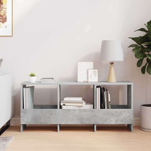  Polica za časopise Betonski sivi 102 x 30 x 45 cm Slike