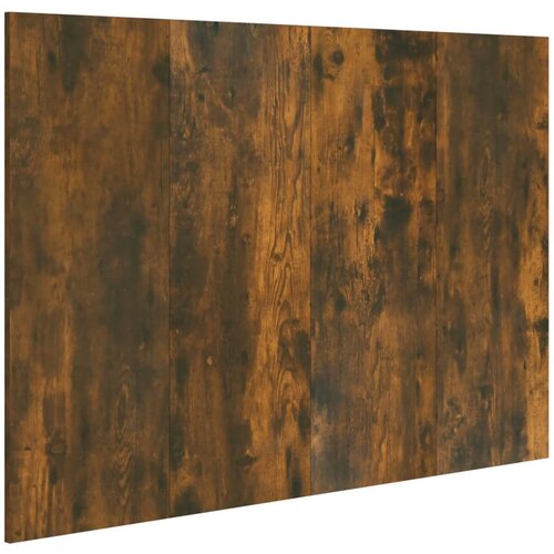 Maison Chic posteljno vzglavje - vzglavna omarica - nočna omarica dimljeni hrast 120x1,5x80 cm konstruiran les, (21707572) Cene